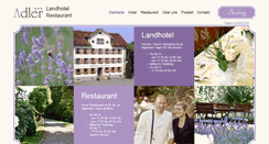 Desktop Screenshot of landhotel-adler.de