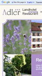 Mobile Screenshot of landhotel-adler.de
