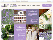 Tablet Screenshot of landhotel-adler.de